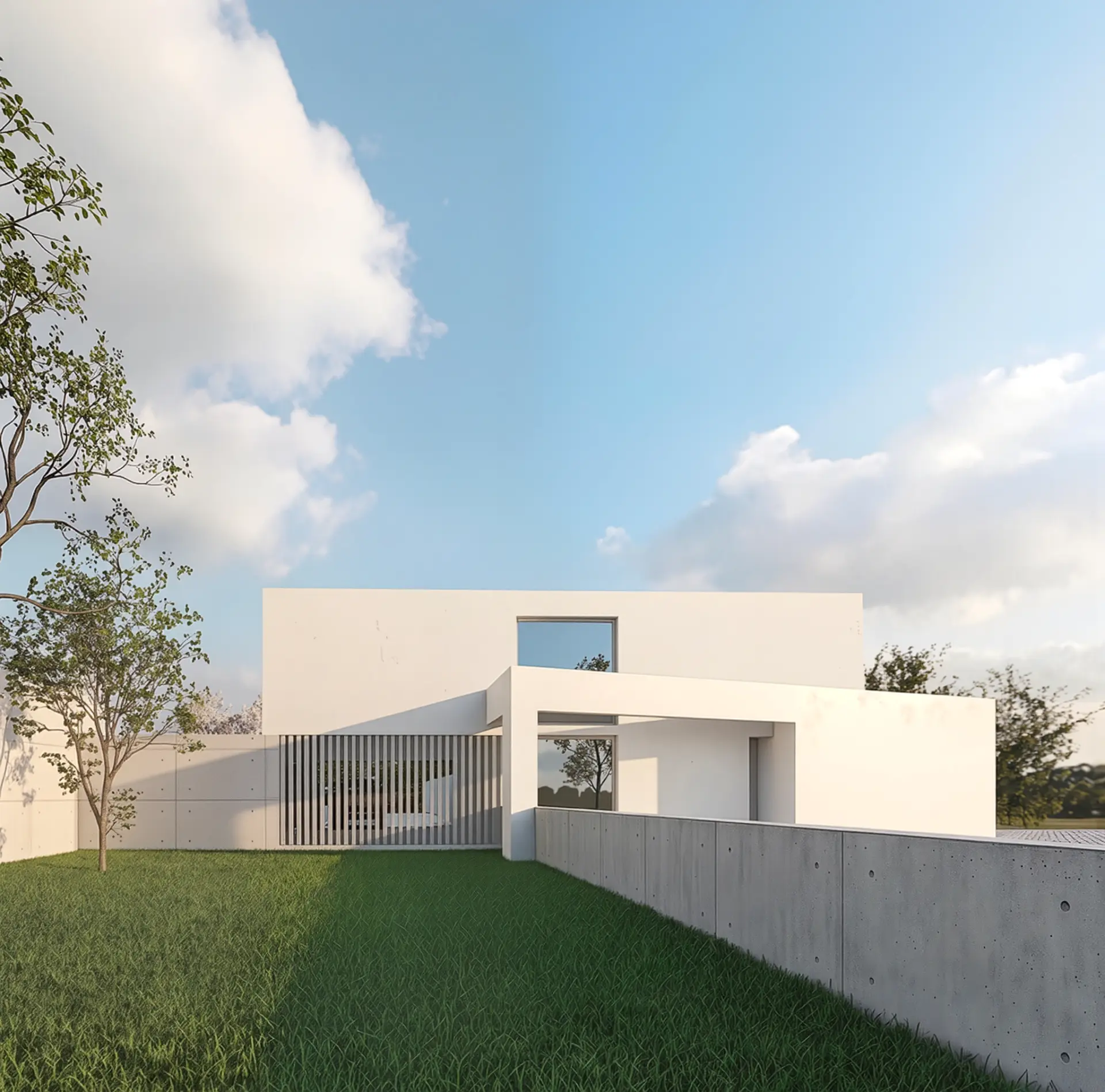 Arquitectura contemporánea de las viviendas de La Delicia en Mutxamel